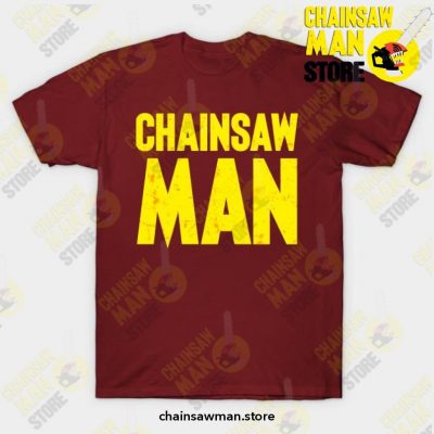 2021 Anime Chainsaw Man T-Shirt Red / S T-Shirt