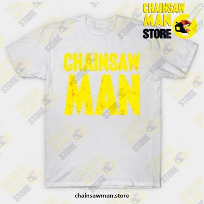 2021 Anime Chainsaw Man T-Shirt White / S T-Shirt