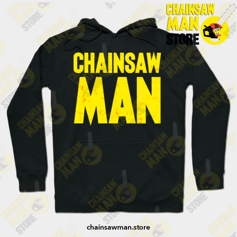 Anime Chainsaw Man Hoodie Black / S Athletic - Aop