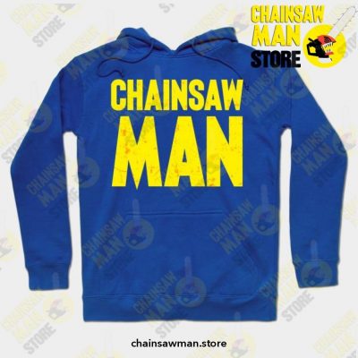 Anime Chainsaw Man Hoodie Blue / S Athletic - Aop