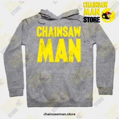 Anime Chainsaw Man Hoodie Grey / S Athletic - Aop