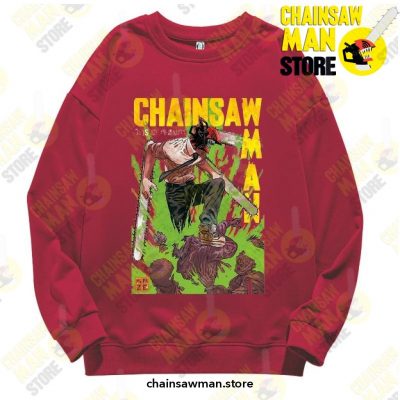 Anime Chainsaw Man Pullover Sweatshirt