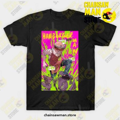 Chain Saw Man Anime T-Shirt Black / S T-Shirt