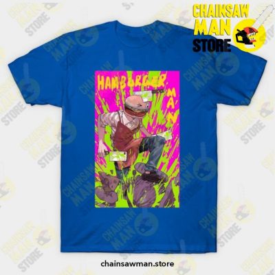 Chain Saw Man Anime T-Shirt Blue / S T-Shirt
