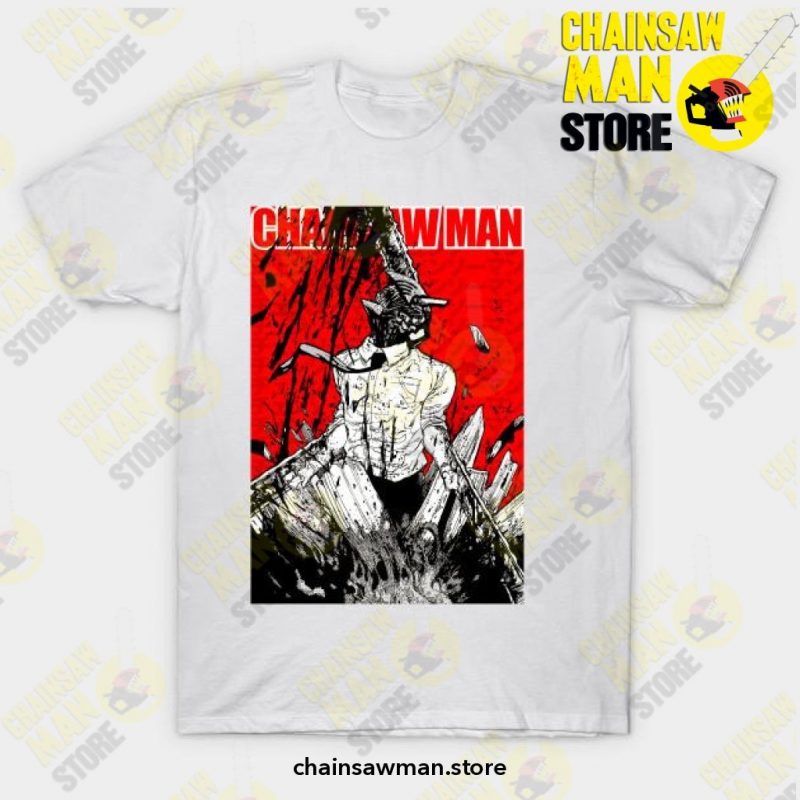 Chain Saw Man T-Shirt White / S T-Shirt