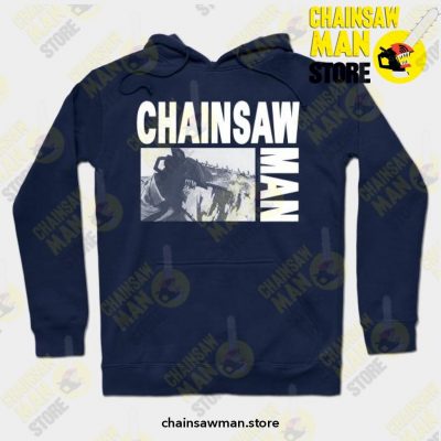 Chainsaw Man 2021 Hoodie Navy Blue / S Athletic - Aop