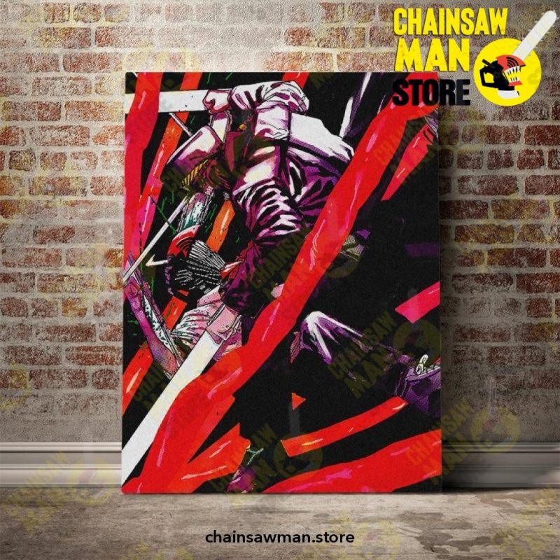 Chainsaw Man Anime Paintting Wall Art