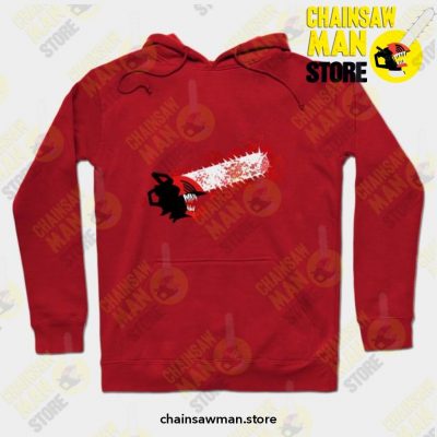 Chainsaw Man Bloody - Minimalistic Hoodie Red / S Athletic Aop