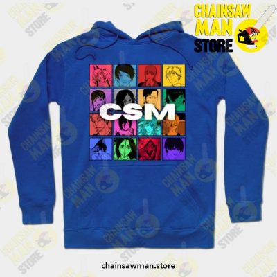 Chainsaw Man Collection Hoodie Blue / S Athletic - Aop