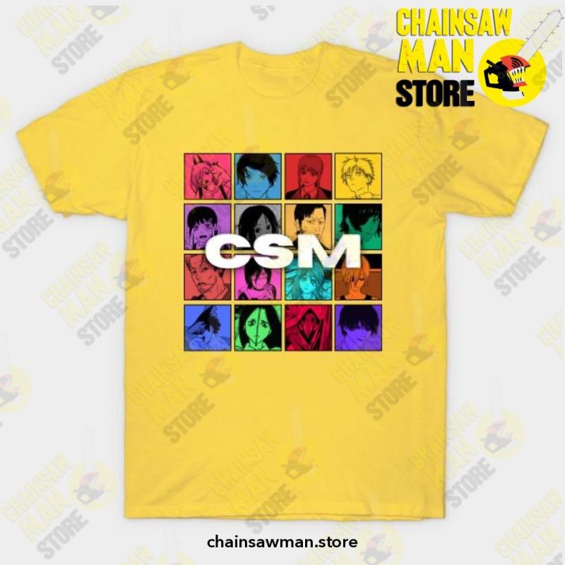 Chainsaw Man Collection T-Shirt Yellow / S T-Shirt