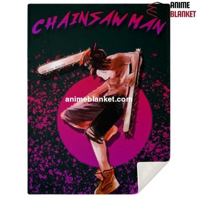 Chainsaw Man Microfleece Blanket #02 M Premium - Aop