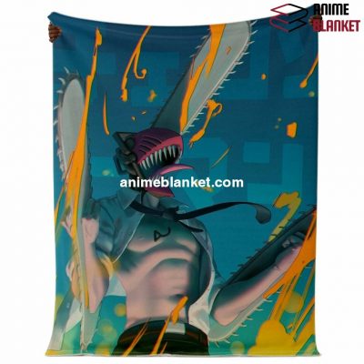 Chainsaw Man Microfleece Blanket #10 Premium - Aop