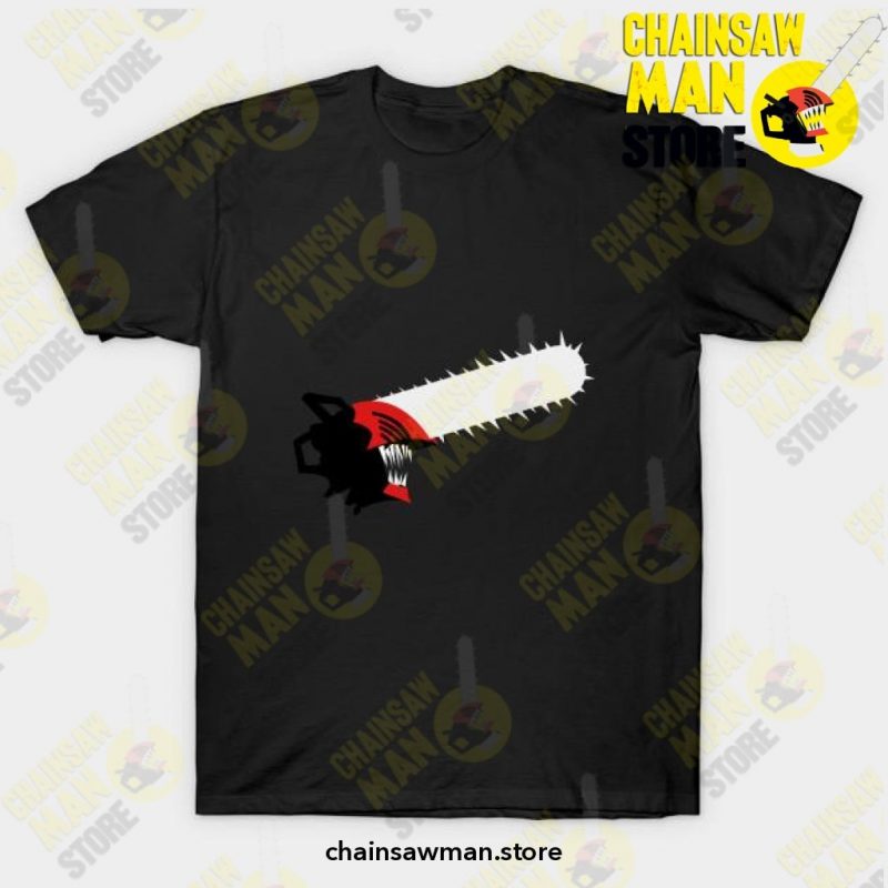 Chainsaw Man Minimalistic T-Shirt Black / S T-Shirt