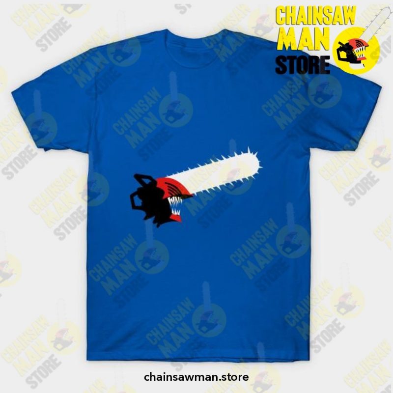 Chainsaw Man Minimalistic T-Shirt Blue / S T-Shirt