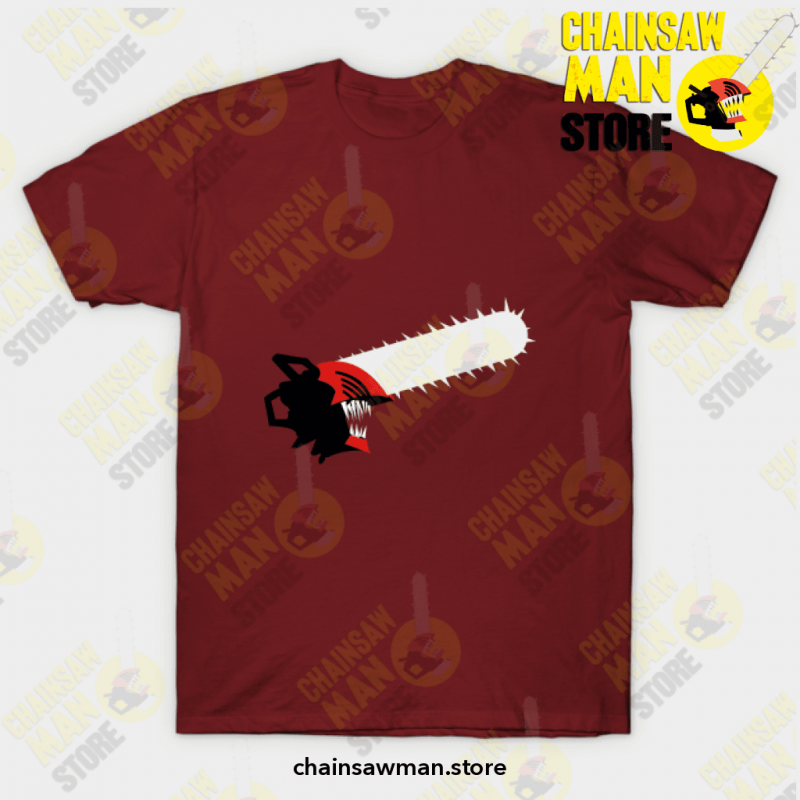 Chainsaw Man Minimalistic T-Shirt Red / S T-Shirt