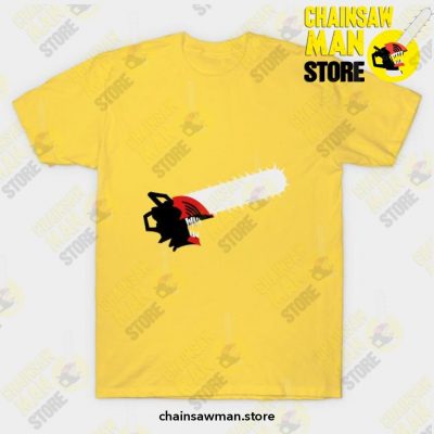 Chainsaw Man Minimalistic T-Shirt Yellow / S T-Shirt