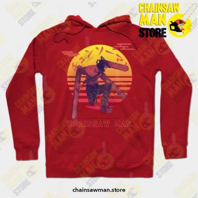 Chainsaw Man Sunset Hoodie Red / S Athletic - Aop