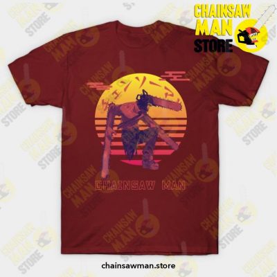 Chainsaw Man Sunset T-Shirt Red / S T-Shirt