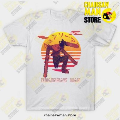 Chainsaw Man Sunset T-Shirt White / S T-Shirt