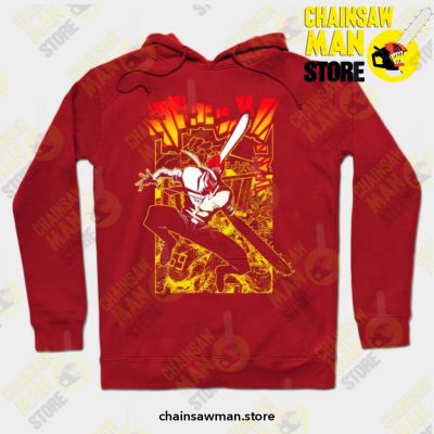 Chainsawman! Hoodie Red / S Athletic - Aop