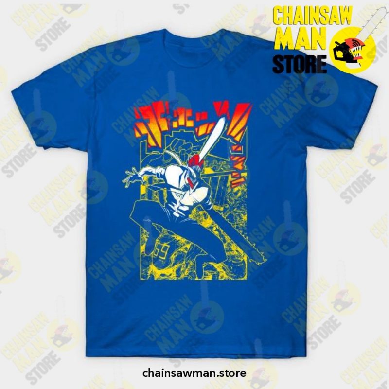 Chainsawman! T-Shirt Blue / S T-Shirt