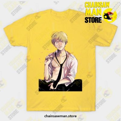 Denji Chainsaw Man T-Shirt Yellow / S