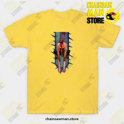 Denji Chainsawman T-Shirt Yellow / S T-Shirt