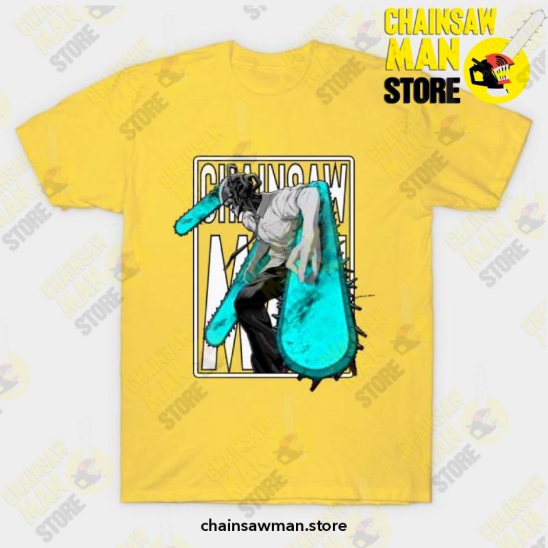 Denji Vi Chainsaw Man T-Shirt Yellow / S T-Shirt