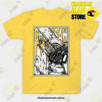 Denji X Chainsaw Man T-Shirt Yellow / S T-Shirt