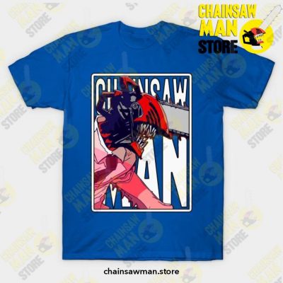Denji Xii Chainsaw Man T-Shirt Blue / S T-Shirt
