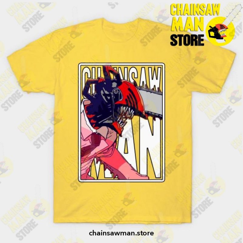 Denji Xii Chainsaw Man T-Shirt Yellow / S T-Shirt