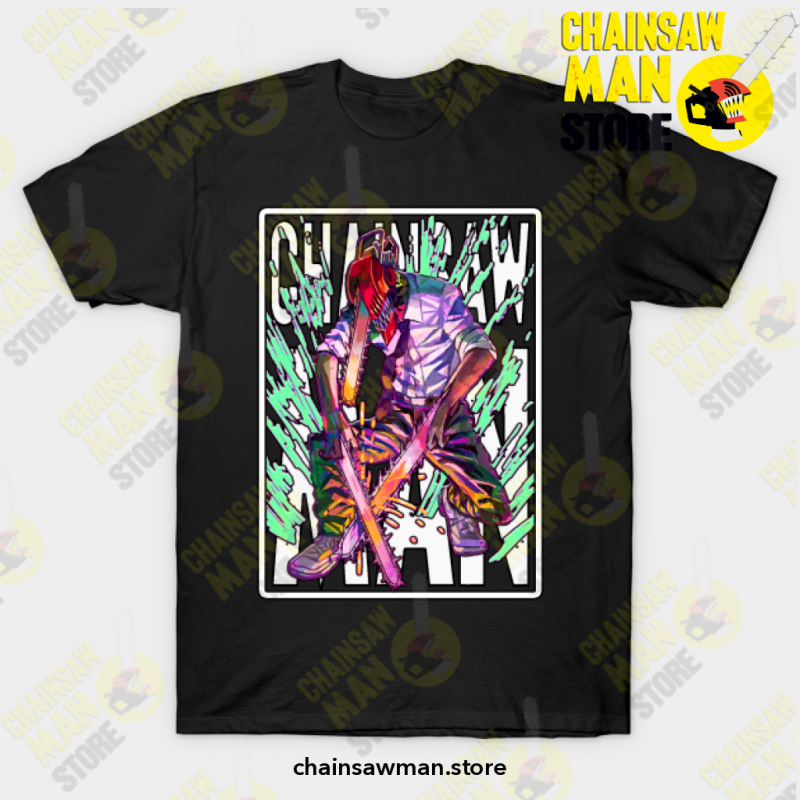 Denji Xiii Chainsaw Man T-Shirt Black / S T-Shirt