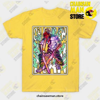 Denji Xiii Chainsaw Man T-Shirt Yellow / S T-Shirt