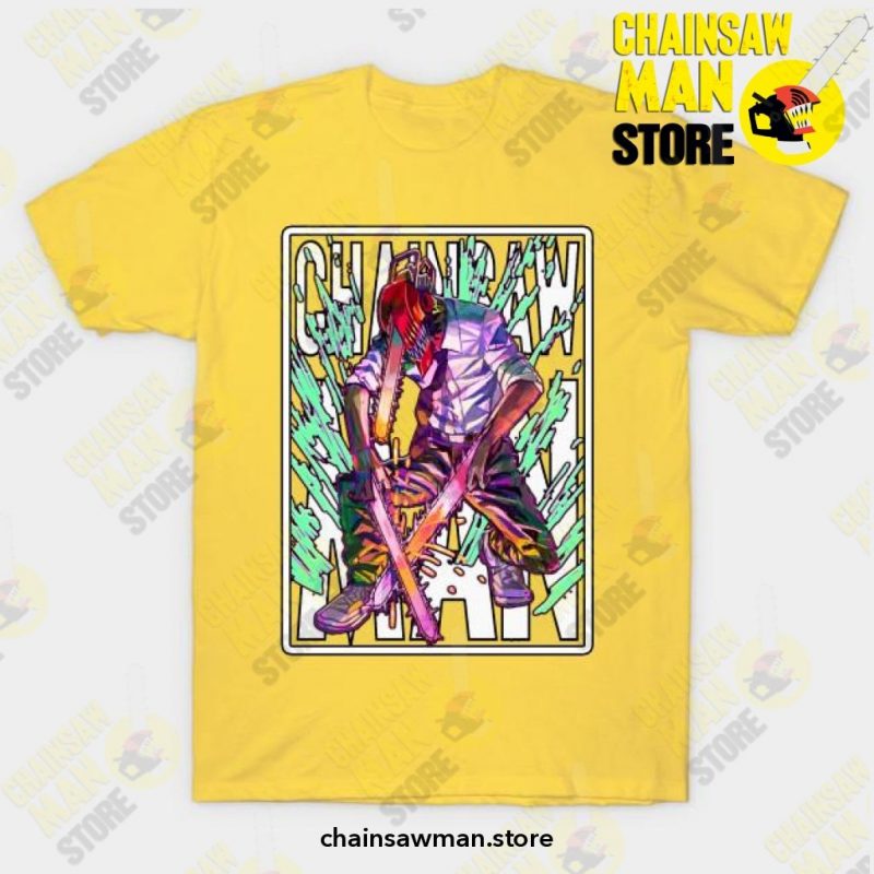 Denji Xiii Chainsaw Man T-Shirt Yellow / S T-Shirt