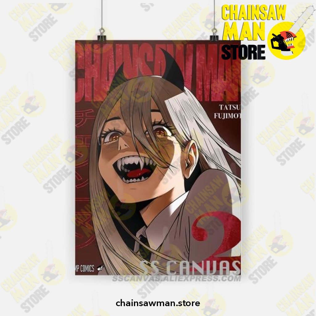 Tatsuki Fujimoto Chainsaw Man Girl Wall Art - Chainsaw Man Store