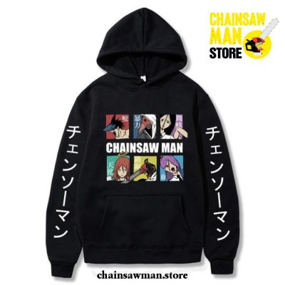 2021 Chainsaw Man Hoodie New Style Black / 4Xl