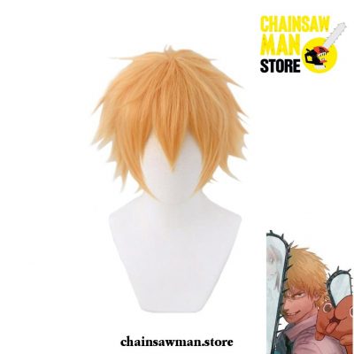 Chainsaw Man Denji Golden Short Wig Cosplay