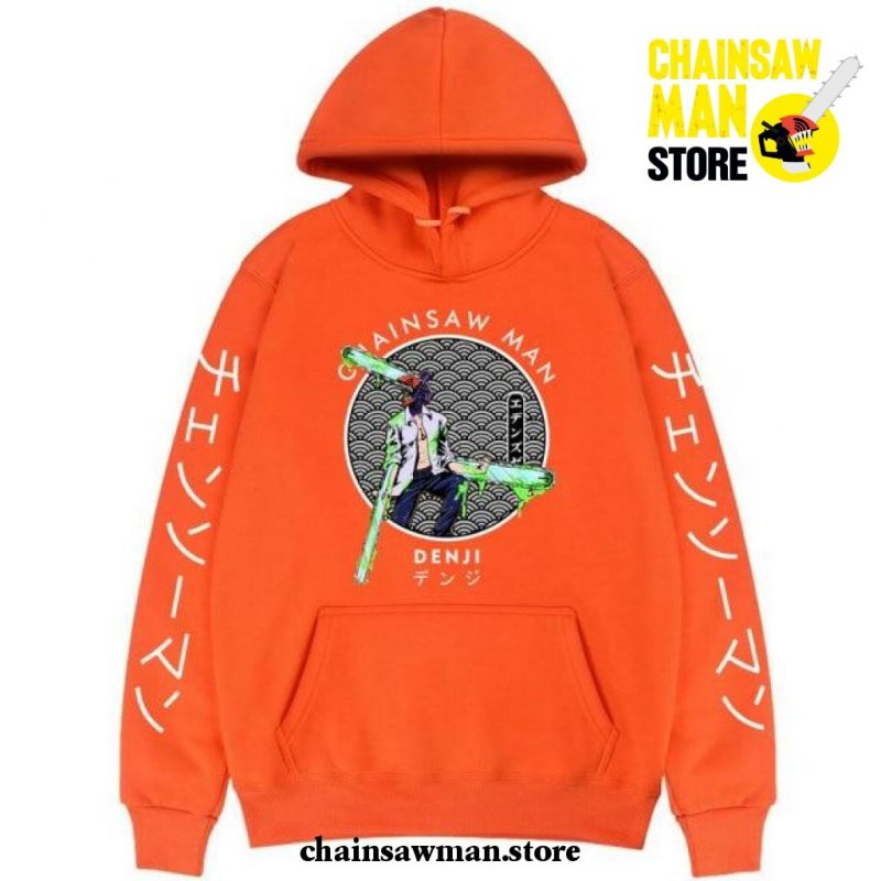 Chainsaw Man Hoodie - New Style Denji Orange / Xxl