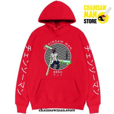 Chainsaw Man Hoodie - New Style Denji Red / Xxl