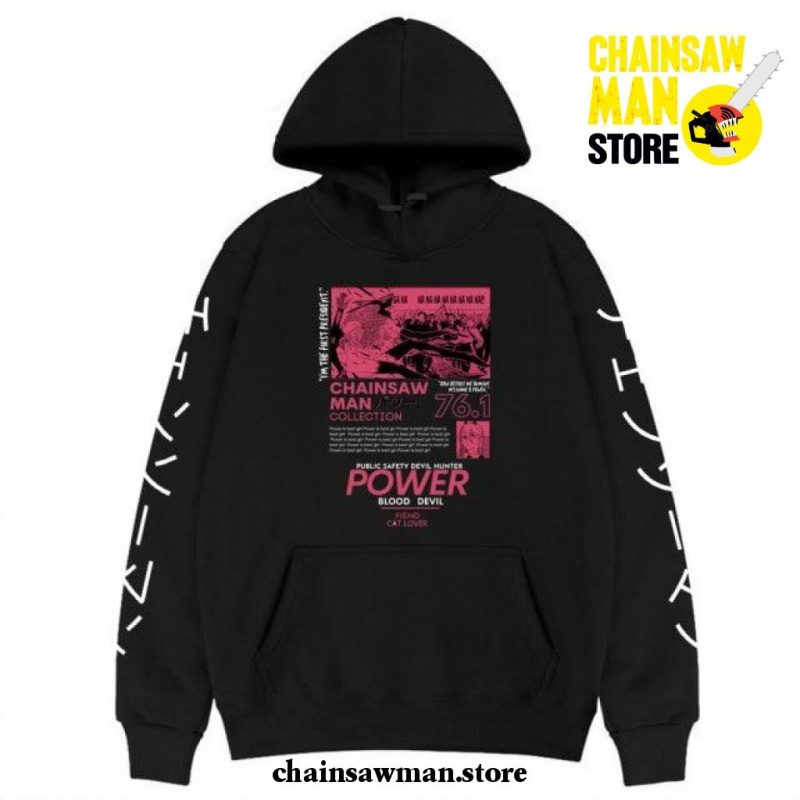 Chainsaw Man Power Collection 76.1 Hoodie Black / Xxl