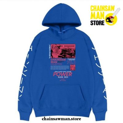 Chainsaw Man Power Collection 76.1 Hoodie Blue / Xxl