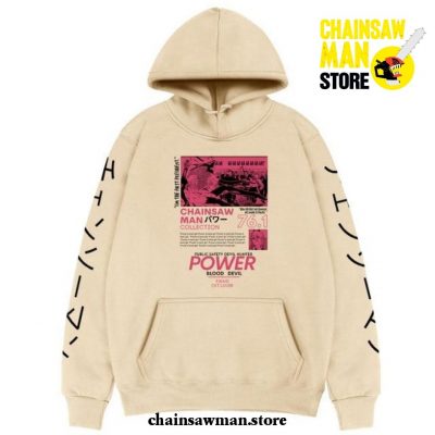 Chainsaw Man Power Collection 76.1 Hoodie Khaki / L