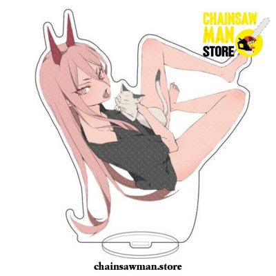 Sexy Power Chainsaw Man Acrylic Figure Stand Model