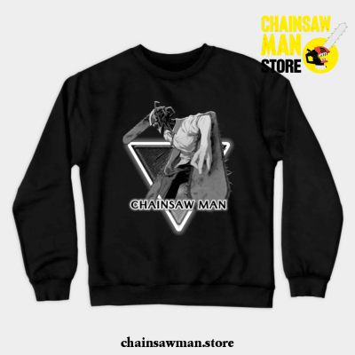 Chainsaw Man Fashion Crewneck Sweatshirt Black / S