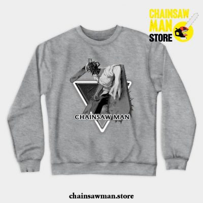 Chainsaw Man Fashion Crewneck Sweatshirt Gray / S