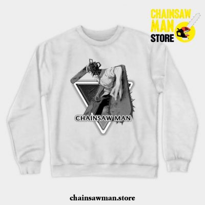Chainsaw Man Fashion Crewneck Sweatshirt White / S