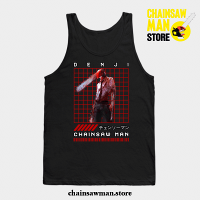 Chainsaw Man Fashion Tank Top Black / S