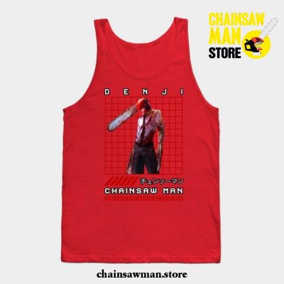 Chainsaw Man Fashion Tank Top Red / S
