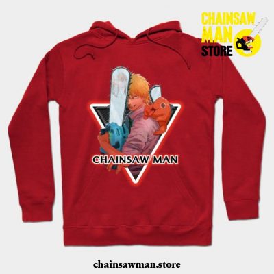 Chainsaw Man Hoodie Red / S