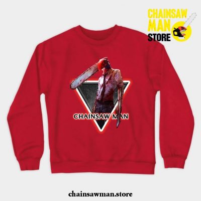 Chainsaw Man Ii Crewneck Sweatshirt Red / S